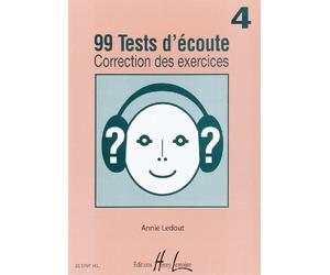 99 Tests d'Ecoute Volume 4 :Correction des exercices