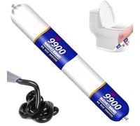 9900 Sealant Waterproof, Mastic Silicone Imperméable, Solution Permanente pour Fissures de Toiture et de Mur, Mastics Extérieurs Résistants à la Déchirure et à L'étirement (Black, 1 Pcs)