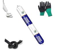 9900 Sealant Waterproof, Outdoor Silicon Waterproof Sealant, Silicon Waterproofs Sealants, Permanent Solution for Roof & Wall Cracks Heat Resistant Tear, Stretch Resistance (Black,1Pcs)