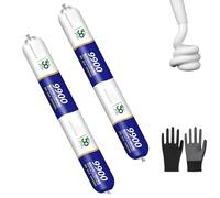 9900 Sealant Waterproof, Outdoor Waterproof Silicon/Silicone Sealant Heat Resistant, Silicon Waterproofs Sealants, Permanent Solution for Roof & Wall Cracks, Tear and Stretch Resistance (White-Clear)
