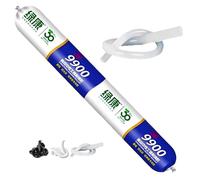 9900 Sealant Waterproof,Silicon Sealant Waterproof 9900, Pour Toit Et Mur Fissure Réparation Fuite Étanchéité Amélioration De L'habitat (Blanc,1*)