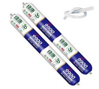 9900 Sealant Waterproof, Silicon Waterproof Sealant, Permanent Solution for Roof & Wall Cracks, Outdoor Water Proof Exterior Sealants Heat Resistant, Tear and Stretch Resistance (Transparent*2)
