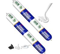 9900 Sealant Waterproof, Super Scellant Imperméable 3.0, Mastic Silicone Imperméable pour Extérieur, Résistant à la Chaleur, aux Déchirures et à l'étirement (Blanc,2Pcs)