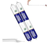 9900 Sealant Waterproof, Waterproof Caulk & Seal Silicone Sealant, Tear Stretch, Permanent Solution for Roof and Wall Cracks (White,2Pcs)