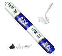 9900 Silicone Waterproof Sealant, Clear Multipurpose Caulk for Roof & Wall Cracks, UV Heat Resistant, Indoor Outdoor Use for RV Gutter Tile Stone (White,1Pcs)