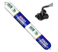 9900 Silicone Waterproof Sealant - Versatile Clear Caulk for Roof, Permanent Solution for Roof & Wall Cracks, Indoor Outdoor Use for RV Gutter Tile Stone (Black)