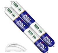 9900 Waterproof Sealant, Silicone Sealant Waterproof 9900, Solution for Roof & Wall Cracks, Heat Resistant, Tear and Stretch Resistance for Outdoor and Indoor (White,2PCS)