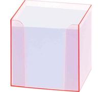 Bloc cube avec boîtier 'Luxbox' rose, équipé