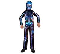 (9908578) Child Boys Neon Skeleton Boy - Recycled Costume (6-8yr)