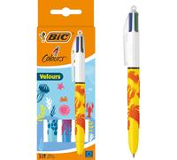 [992579] BIC Lot de 3 Stylos Bille 4 Couleurs Velours