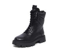 ASH - Bottes en cuir et nylon puffy Anfibio avec clous - Femme - Chaussures - Noir - Taille: 39 EU