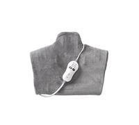 Trebs Coussin chauffant et massant 99360 2-en-1 100W nuque/épaules/dos housse lavable arrêt 2h Gris