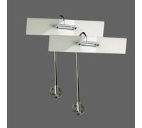 996,44 Paulmann Applique Murale Galeria Linera 2X2X10W G4 Chrom/Verre