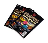 999 GAMES 999-CLE08,Scoreblöcke Clever bis zum 3. Power Zwei Stück,blau