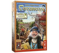 999 Games - Carcassonne : Jeu de société Maires et Abbayes - Extension dès 7 ans - L'un des meilleurs jeux de 2016 - Pour 2 à 6 joueurs - 999-CAR14N