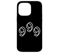 999 Numéro Triple 9 Coque pour iPhone 14 Pro Max