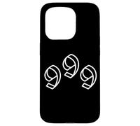 999 Numéro Triple 9 Coque pour iPhone 15 Pro