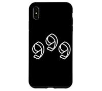 999 Numéro Triple 9 Coque pour iPhone XS Max