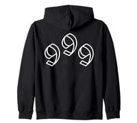 999 Numéro Triple 9 Sweat à Capuche