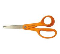 Fiskars Ciseaux enfant 1005166 - +8 ans, 13 cm, pour droitiers, lames inox, orange
