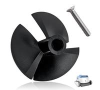 9995266-R1 Turbine de nettoyage de piscine avec vis, lame de rechange noire compatible avec Maytronics Dolphin Nautilus CC Plus DX5S DX6 M200 M400 M500 Triton Premier Robotic Pool Cleaners