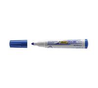 BIC Velleda 1701 ECOlutions Feutre pour Tableau Blanc Effaçables à Sec à Pointe Conique Large - Marqueur bleu