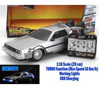 99973 Back To The Future Part 1 1982 Time Machine Delorean Télécommande 1/16 D