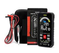 9999 Comptes Multimètre Numérique Gamme Automatique Intelligente 1000V 10A Testeur Mètre Ohm Capacité REL True AC DC DMM SûR, Pratique, PréCis(Black)