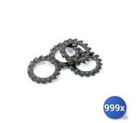 999X Rondelle Dentelée Zincée E-100 Mm 5