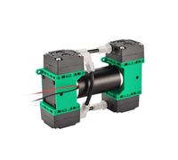 -99KPa Vide continu élevé 15,5 LPM Pompe à Membrane à Grand débit Quatre têtes DC sans Brosse Longue durée de Vie(12V G7BL129815-4)