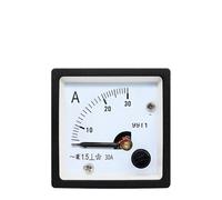 99T1 Anlaog Amp Meter Gauge Panneau ampèremètre Compteur de courant Testeur de courant AC1A2A3A5A10A15A20A30A50100A200A300A400A500A(250(5A))