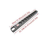 (9AC SOCKET)HiFi Audio Noise Canceling AC Power Filter, Air Conditioner, Support Power Supply, Surge Protector with EU Plugs, Power Strip, 2-10AC Plug