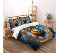 9bb368785ed0e504a42db802b7ce828bLiterie Housses De Couette Ensemble Simple 3D Enfant 3 Pièces Facile 2 Taie D’Oreiller King(220x240cm) Fermeture Éclair pour