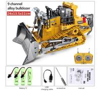 9CH-Bulldozer 3B - Pelleteuse Télécommandée 2.4g Rc, Camion Bulldozer, Véhicule D'ingénierie En Alliage Plast