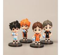 9cm Haikyuu Anime Figure Set Hinata Shouyou Kageyama Tobio