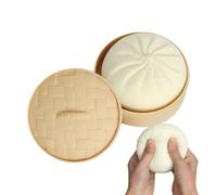 9cm Squishy Bao Bun, Balles Anti-Stress Spongieuses De Boulettes, Balle Anti-Stress Sensorielle pour Adultes, Idéale pour Soulager L'anxiété Et Favoriser La Décompression Et Le Jeu Sensoriel