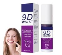 9D Violet Dentifrice Blanchissant Les Dents, 30ml Purple Teeth Whitening, Blanchiment Dentaire, Blanchiment Purple Corrector Toothpaste, Enlève Les Taches Dentaires, Soin Doux Des Gencives (1)