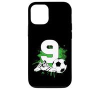 9e Anniversaire garçon 9 Ans Footballeur Anniversaire de Coque pour iPhone 12/12 Pro