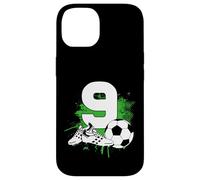 9e Anniversaire garçon 9 Ans Footballeur Anniversaire de Coque pour iPhone 14