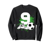 9e Anniversaire garçon 9 Ans Footballeur Anniversaire de Sweatshirt