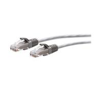 9ft (2.7m) Cat6a Snagless Unshielded (UTP) Slim Ethernet Network Patch Cable - Gray - Cordon de raccordement - RJ-45 (M) pour RJ-45 (M) - 2.7 m - 4.8