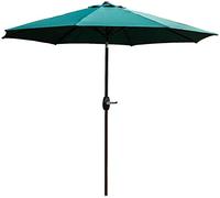 9ft / 270cm Patio Garden Table Umbrella w/Tilt Adjustment, Perfect for Outdoor, Beach Commercial Event Market, Camping, Swimming Pool Outdoo