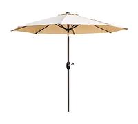 9ft / 270cm Patio Garden Table Umbrella w/Tilt Adjustment Perfect for Outdoor Beach Commercial Event Market Camping
