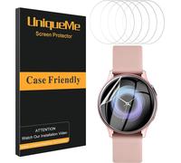 9h Full Screen Pour Samsung Galacy Active2/Watch 4 40 Mm Protection D'écran, 2 Pièces Verre De Protection En Aluminium, Dureté 9h Pour Film De Protection Facile À Installer-Noir