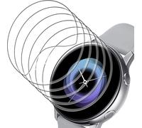 9h Full Screen Pour Samsung Galacy Active2/Watch 4 44 Mm Protection D'écran, 2 Pièces Verre De Protection En Aluminium, Dureté 9h Pour Film De Protection Facile À Installer-Noir