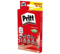 [9H PS4BF] Pritt Lot de 10 Bâtons de colle 11g en multi-pack, sans solvants