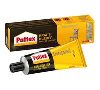 Pattex Kraftkleber Transparent, 50 g de colle super forte pour une utilisation universelle dans les locaux, très résistante à la chaleur, colle rapidement