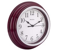 9IN Decor Wall CLCK Red