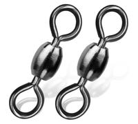 9KM DWLIFE Lot de 50 émerillons de pêche à roulement à Billes 10#-3/0#