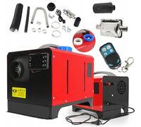 9kW Canon à Air Chaud Diesel, 12V/230V Chauffage Mobile avec LCD et Télécommande, pour Voiture/Camping-Car/Bateau/Chantier